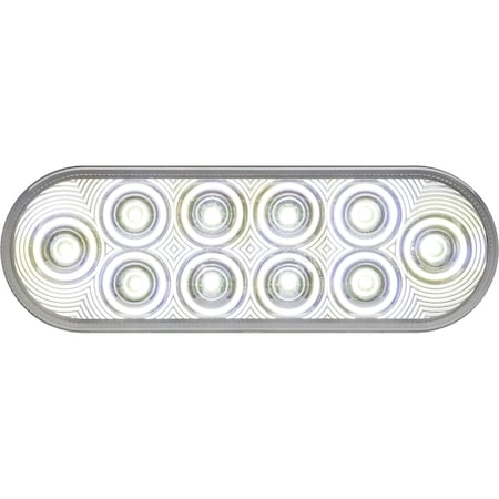 Optronics 10-Led 6in. Oval Grommet Mount Utility Light BUL72CB